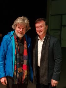 Reinhold Messner und Reinhart Keßner (v.l.)