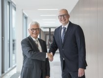 Ruhestand nach 27 Jahren Geschäftsführung: Thomas Grothkopp (l.) zusammen mit Christian Haeser.