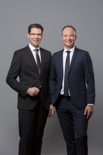 Jörg Schaefers und Ingo Dewitz (v.l.) Vorstände der Büroring eG und der Büro Forum AG.