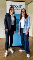 Die Vertriebsleitung von DexxIT mit Judith Öchsner (l.) und Stefanie Gundlach: Der Distributor Blick auf ein erfolgreiches Jahr 2025 mit zweistelligem Wachstum zurück. Auch das erste Quartal 2026 ist gut angelaufen.