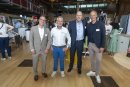 Ingo Beier, Björn Unfug, Frank Exslager und Ingo Dewitz (v. l.) präsentierten beim PBS Forum 2026 die Kooperation zwischen Büroring und PBS Deutschland sowie die Strategie der Genossenschaft bis 2030.